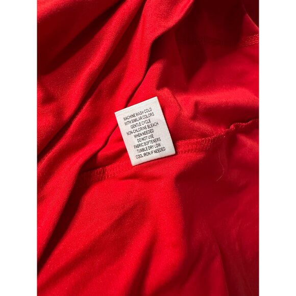 F&G Mens Red Quarter-Zip Pullover Jacket Size L With Embroidered Golf Club Logo - Picture 9 of 9